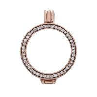 emozioni rose gold plate reversible coin keeper