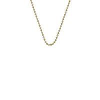 emozioni sterling silver and yellow gold plate accent bead chain