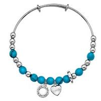 Emozioni Bangle Turquoise Silver