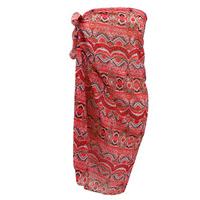 Emmatika Red Sarong Joy Red Voil