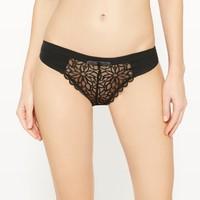 embroidered tulle briefs