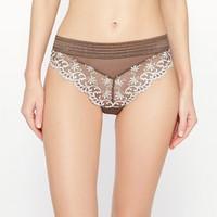 Embroidered Tulle Mini Briefs