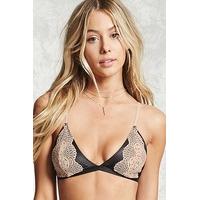 Embroidered Lace Bralette