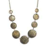 Embossed Coin Necklace