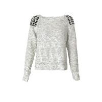 Embellished Shoulder Jumper