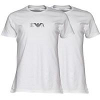 Emporio Armani Mens Two Pack T-Shirt White