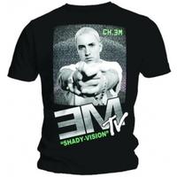 Eminem EM TV Mens Black T Shirt: Large