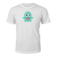 Emoji Unisex Ghost Face T-Shirt - White - S