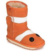 EMU KIDS LITTLE CREATURES CLOWN FISH boys\'s Children\'s Mid Boots in orange