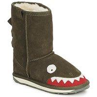 EMU KIDS LITTLE CREATURES CROC boys\'s Children\'s Mid Boots in green