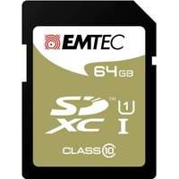 emtec 64gb sdxc class 10 gold flash card