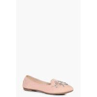 Embellished Slipper Ballet - blush