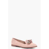 Embellished Slipper Ballet - blush