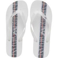 emporio armani mens flip flops white