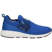 emporio armani ea7 278092 7p258 sneakers man blue mens shoes trainers  ...