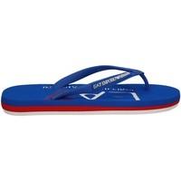 Emporio Armani EA7 905001 7P295 Flip flops Man Blue men\'s Flip flops / Sandals (Shoes) in blue