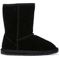 emu wallaby lo kids black mens mid boots in black