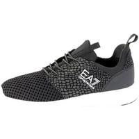 Emporio Armani EA7 Sneakers Armani EA7 New Racer Mesh U 278090 7P299 00020 Black women\'s Shoes (Trainers) in black