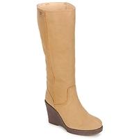 emu heighton womens high boots in beige