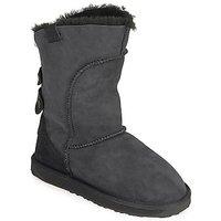 emu alba womens low ankle boots in black