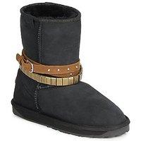 emu brooklana womens mid boots in black