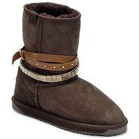 emu brooklana womens mid boots in brown