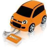 emtec fiat 3d usb 20 8gb flash drive fiat panda orange