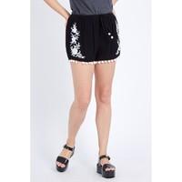 EMBROIDERED POM POM SHORT