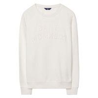 Embossed Crewneck Sweatshirt - White