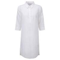 Embroidered Linen Tunic (White / 20)