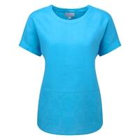 Embroidered Linen Top (Azure Blue / 08)