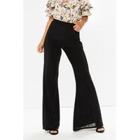 emily black slinky trousers