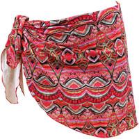 Emmatika Red Sarong Joy Red Saronga women\'s Cover-ups in red