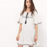 Embroidered Kaftan Tunic