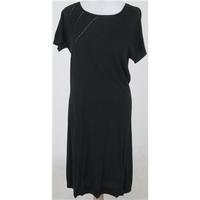 Emporio Armani, size 14 black fine knit dress