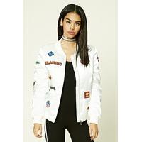 Emoji Patch Bomber Jacket