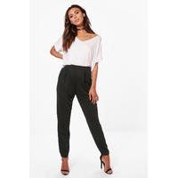 emma tapered loose fit trouser black