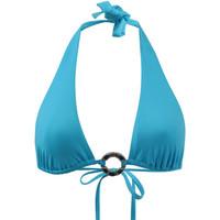 Emmatika Turquoise Triangle Swimsuit Solid Cianico Zago women\'s Mix & match swimwear in blue