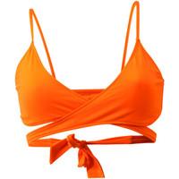 Emmatika Orange Triangle Swimsuit Solid Naranja Mahino women\'s Mix & match swimwear in orange