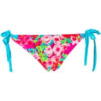Emmatika Tanga Swimsuit Flowers Dala Pink women\'s Mix & match swimwear in pink