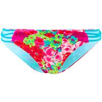 Emmatika Tanga Swimsuit Flowers Tanga Pink women\'s Mix & match swimwear in pink