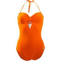 Emmatika 1 Piece Orange Swimsuit Solid Naranja Djerba women\'s Swimsuits in orange