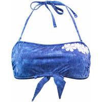 Emmatika Bandeau Swimsuit Denim Bando Blue women\'s Mix & match swimwear in blue