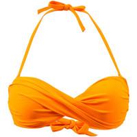 Emmatika Bandeau Swimsuit Jungle Twist Orange women\'s Mix & match swimwear in orange