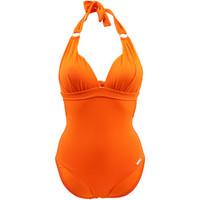 Emmatika 1 Piece Orange Swimsuit Solid Naranja Pimi women\'s Swimsuits in orange