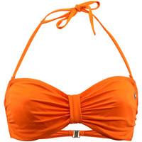 Emmatika Orange Balconnet Swimsuit Solid Naranja Devo women\'s Mix & match swimwear in orange