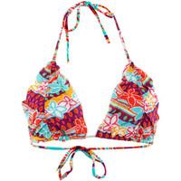 Emmatika Multicolor Triangle Swimsuit Pueblo Hibiscus women\'s Mix & match swimwear in Multicolour