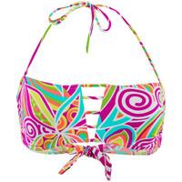 Emmatika Multicolor Bandeau Swimsuit Gao Aquarelle women\'s Mix & match swimwear in Multicolour