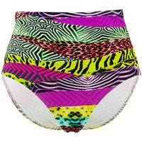 Emmatika Multicolor High-Waisted Panties Swinga Tahiti women\'s Mix & match swimwear in Multicolour