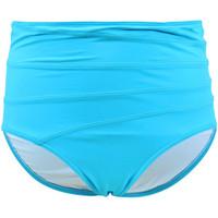 Emmatika Turquoise High Waisted Panties Swimsuit Solid Cianico Swinga women\'s Mix & match swimwear in blue